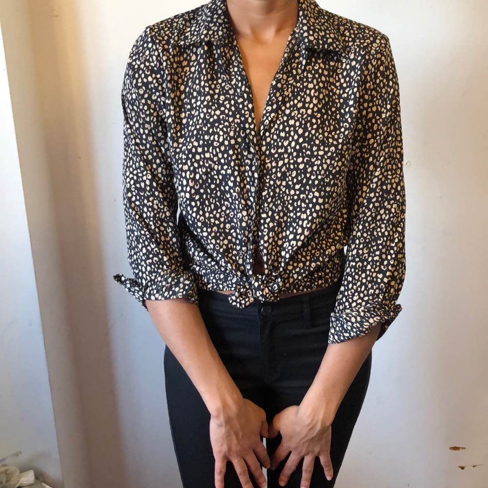Vintage Print Blouse